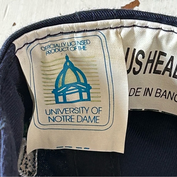 Vintage 1990’s Notre Dame Leprechaun Snapback Hat - Picture 7 of 9